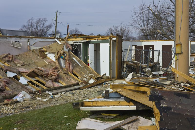 Damaged Roof After Storm