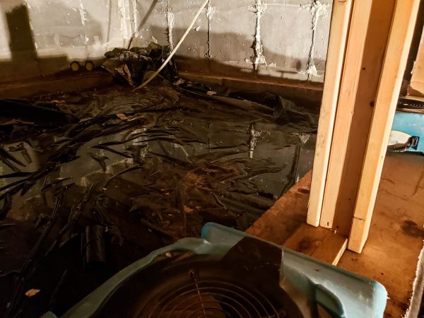 Crawlspace Water Cleanup in Allen