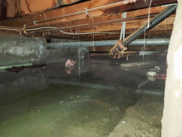 Crawlspace Water Restoration in Allen